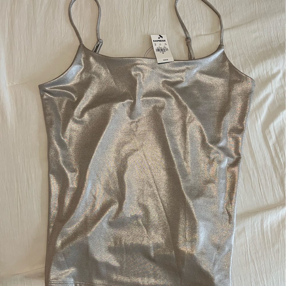 Silver cami